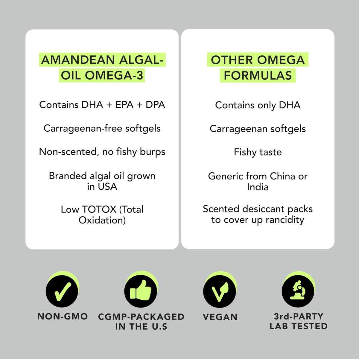 Vegan Omega-3 120 Capsules & Collagen Peptides Powder 1kg J28355