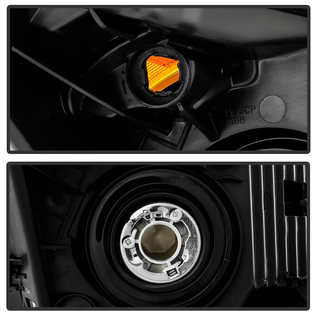 Headlights with Amber Reflector A3076