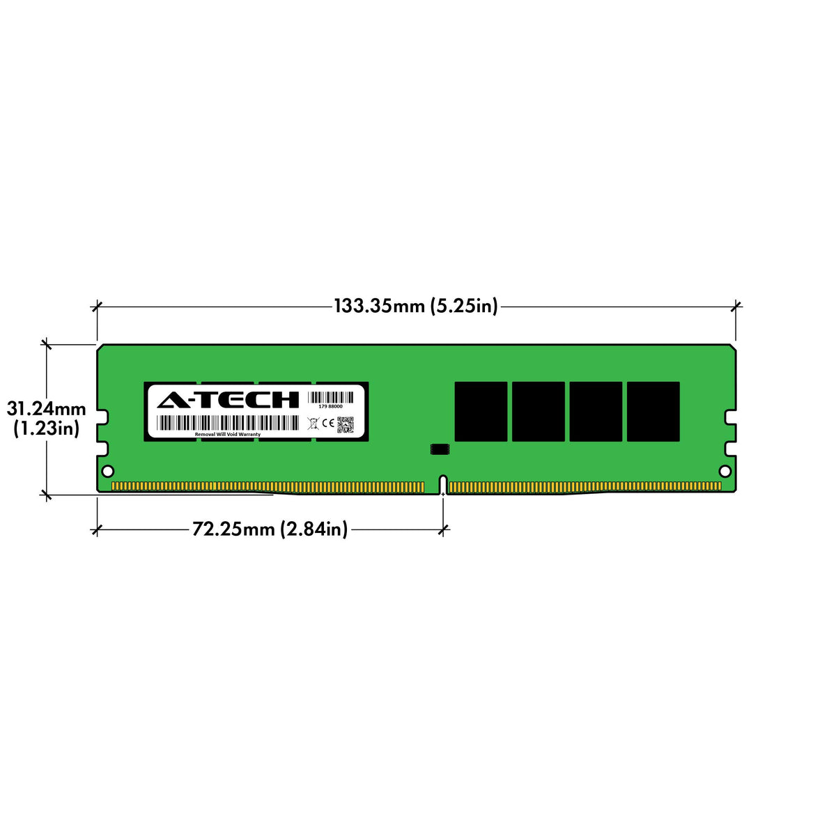 16GB Kit DDR4 2400MHz Non-ECC UDIMM Memory E622649