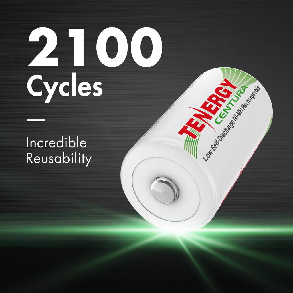 1.2V NiMH Rechargeable D Batteries 8000mAh 4 Pack P453320