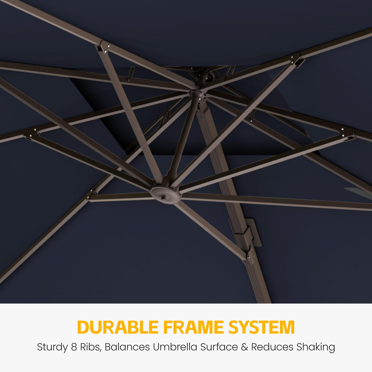 10x13 FT Cantilever Patio Umbrella with Base X98734