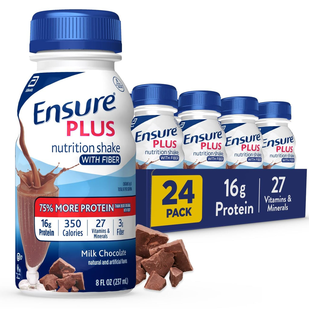 Milk Chocolate Nutrition Shake With Fiber, 24 Pack Y55535