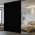 Black Room Divider Curtain 7' x 8.3' 1 Panel Y1810