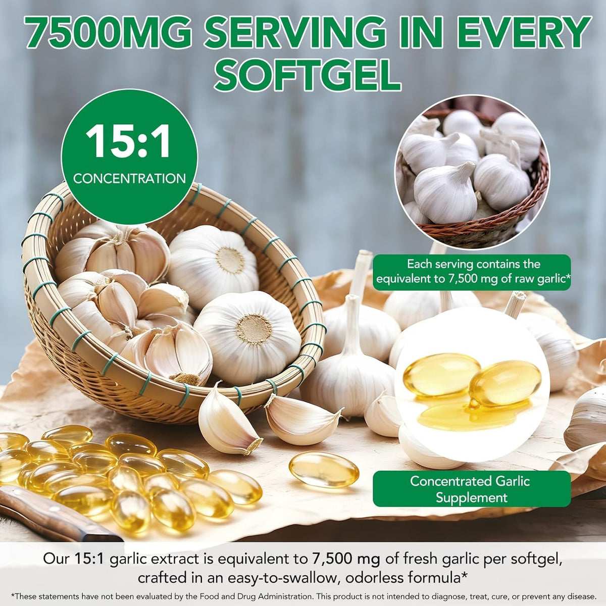 Aged Garlic Extract Capsules, 300 Softgels X300321
