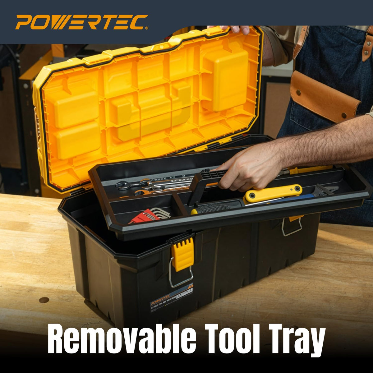 22-Inch Tool Box with Trays N2356