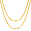 18k Yellow Gold Cuban Link Chain Necklace V9769
