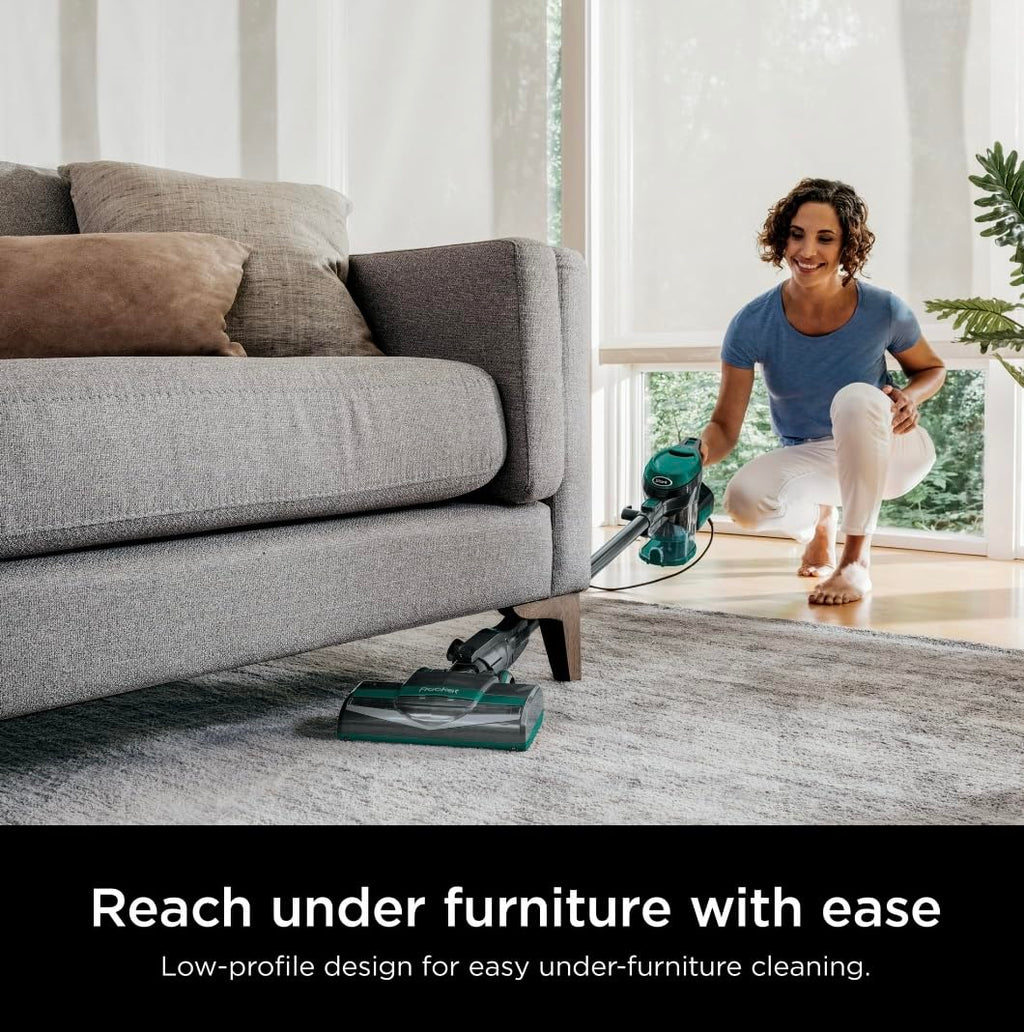 Ultra-Light Corded Vacuum for Carpets & Hard Floors, Green I183