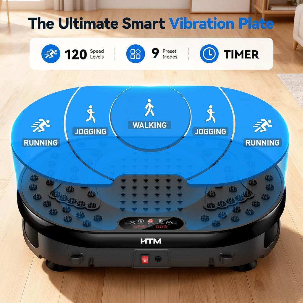 Vibration Plate Exercise Machine with Remote Control T334