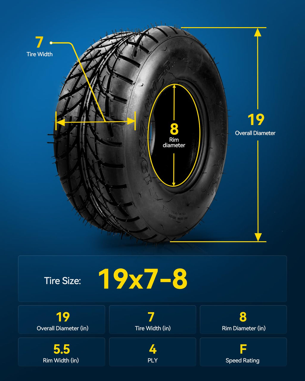 All-Terrain Tires 19x7-8 Set 1 P25248