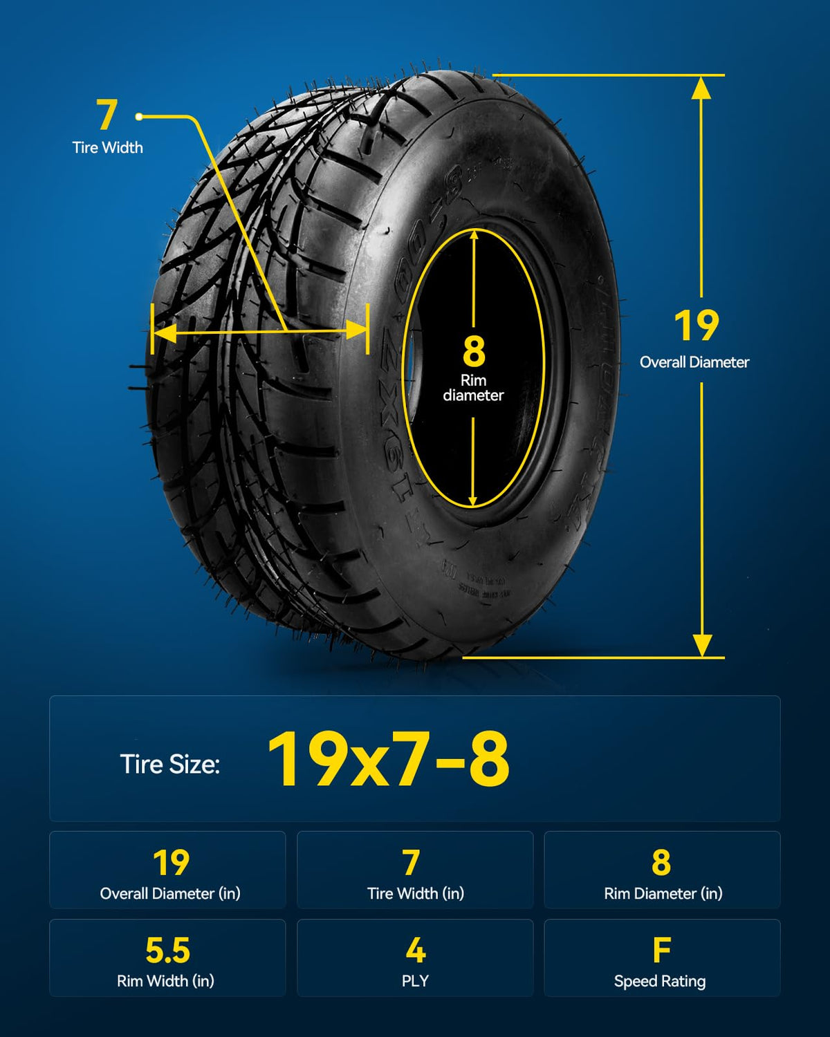 All-Terrain Tires 19x7-8 Set 1 P25248