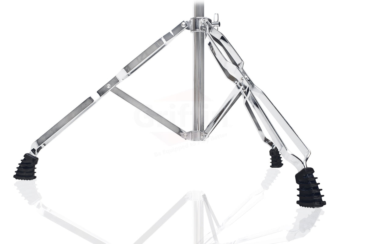 4 Pack Double Braced Chrome Boom Cymbal Stands I487
