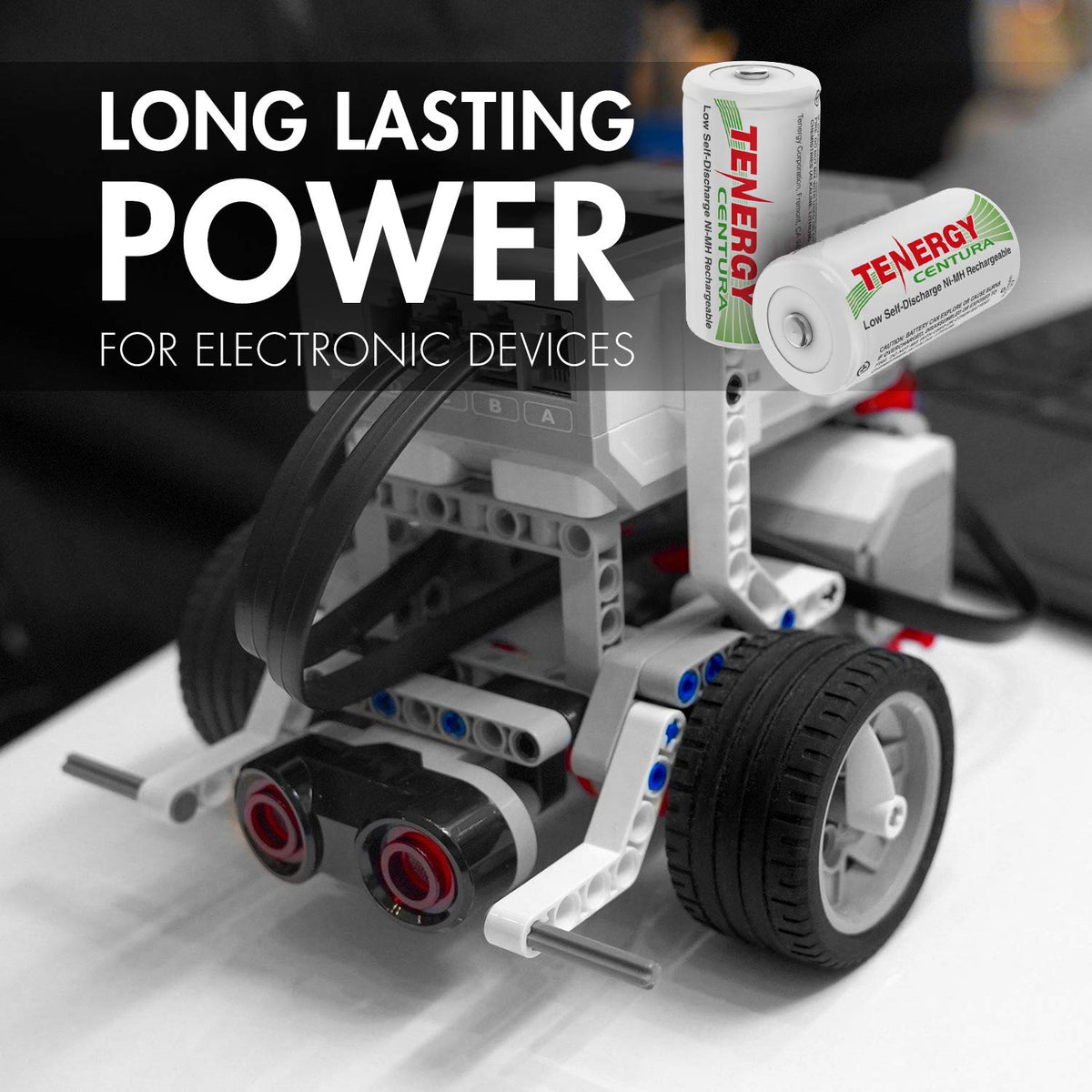 1.2V NiMH Rechargeable D Batteries 8000mAh 4 Pack P453320