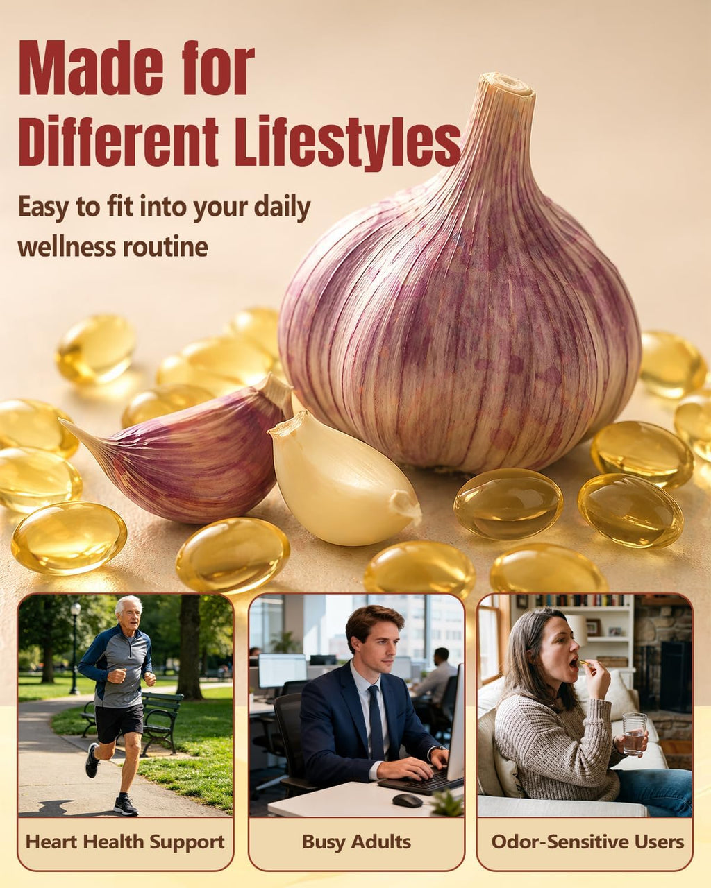 Odorless Aged Garlic Extract Softgels 300 Count G9653