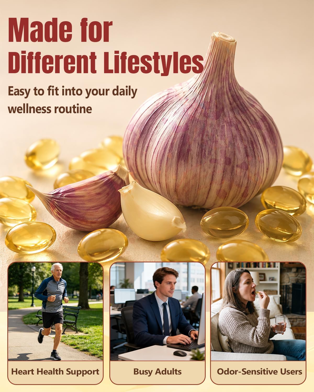 Odorless Aged Garlic Extract Softgels 300 Count G9653
