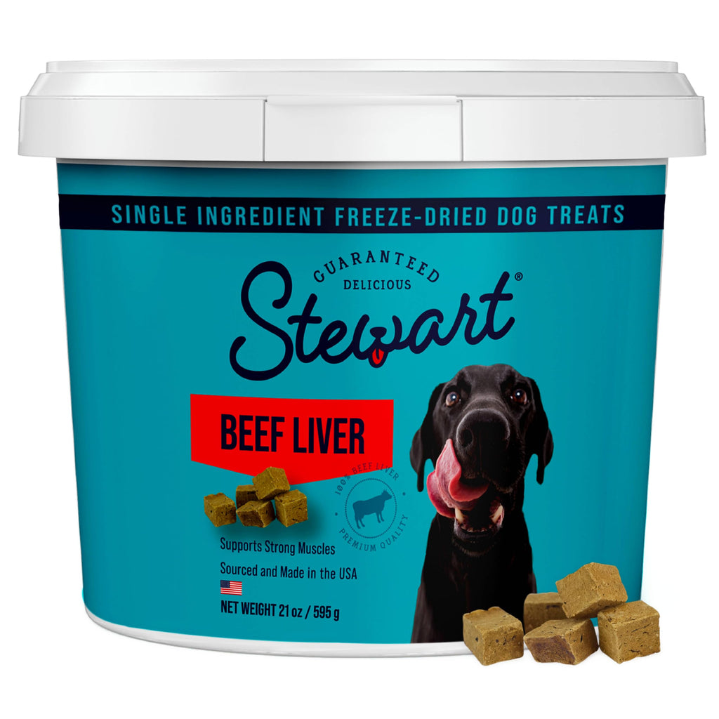Freeze Dried Beef Liver Dog Treats 21 oz Tub Z8522