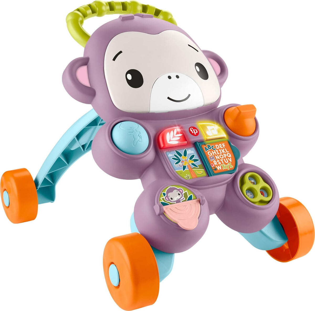 Purple Monkey Baby Walker with Music Lights & Activities V92578