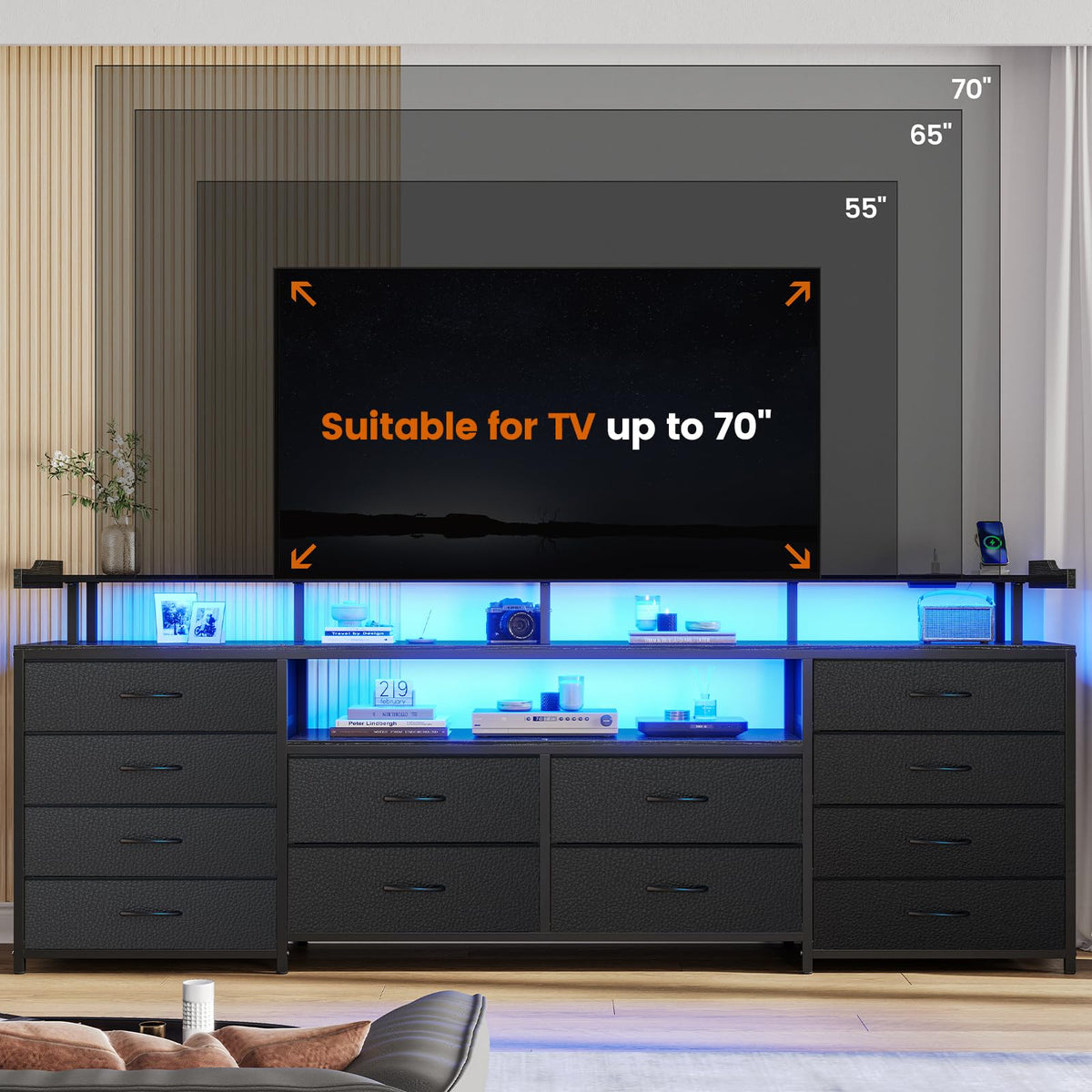 12 Drawers TV Stand Dresser V559708