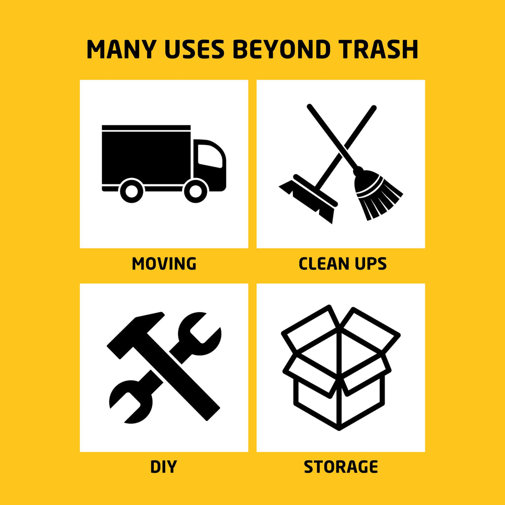 Heavy Duty 42 Gallons 2 Mil Trash Bag S64818