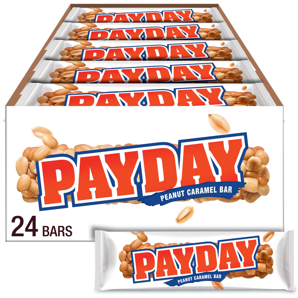 Peanut Caramel Candy Bars 1.85 oz 24 ct L8970