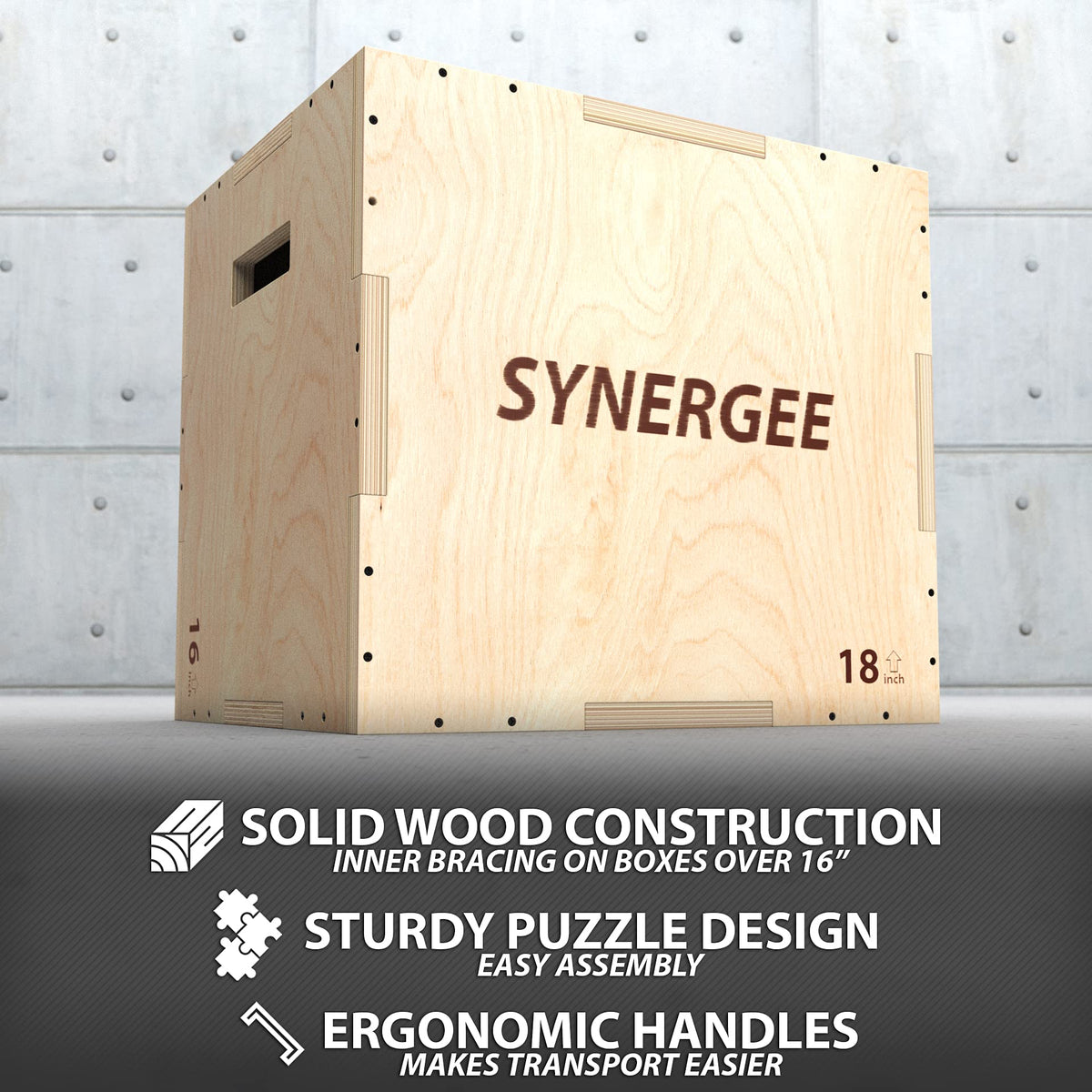 3 in 1 Wood Plyo Box G66849