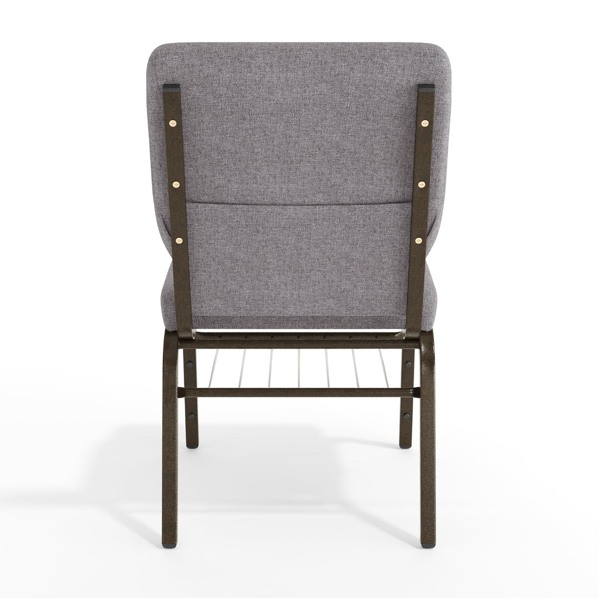 Gray Fabric Church Chair K732089