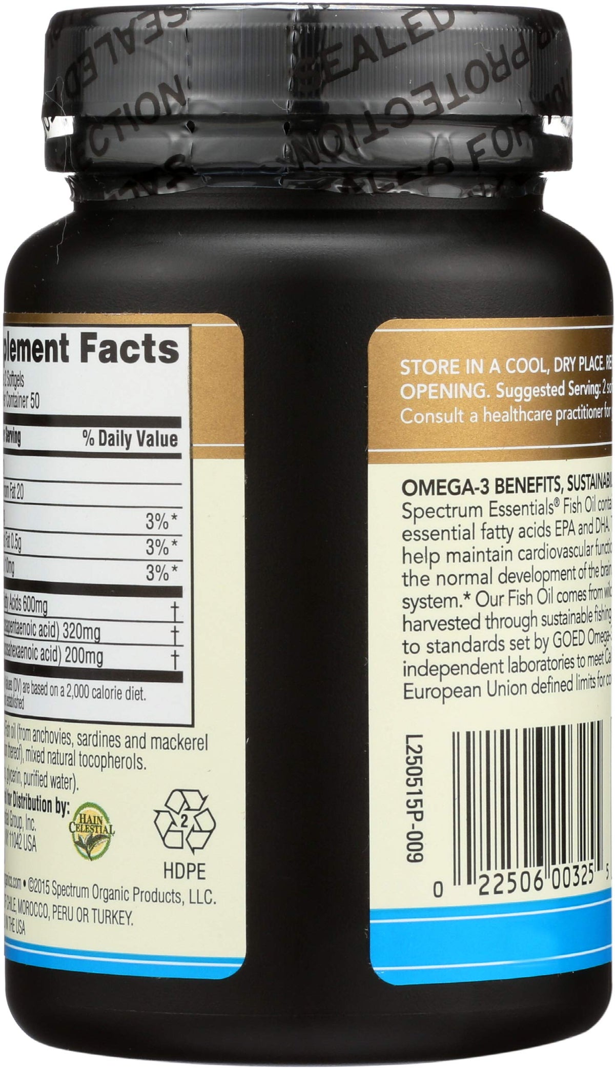 Fish Oil Omega-3 1000 mg 100 Count Softgels Q534