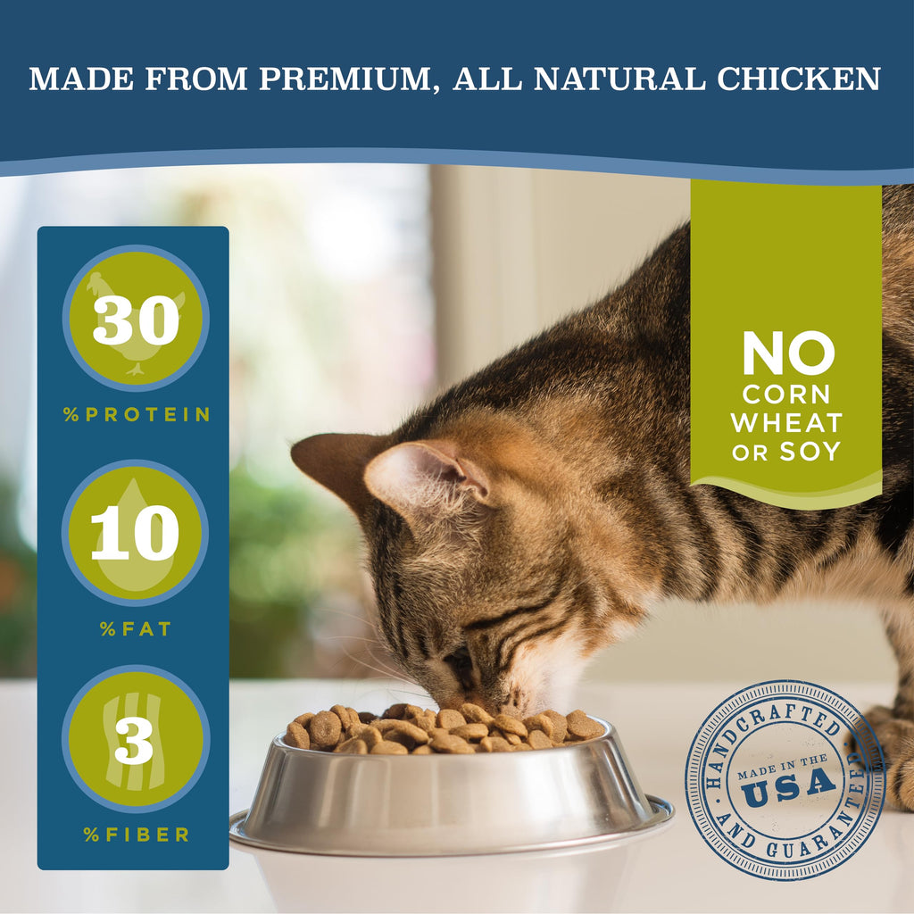 Dry Cat Food, Chicken Meal & Brown Rice, 4 lb R55113