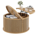Round Lift Top Coffee Table with Storage J257406