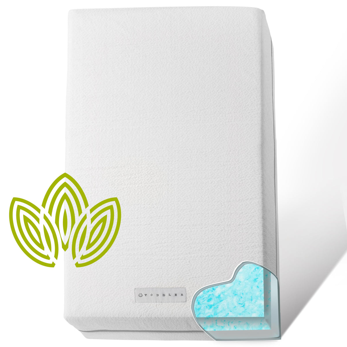 Organic Cotton Dual-Sided Crib Mattress 2-Stage Memory Foam N285288