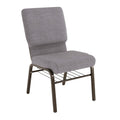 Gray Fabric Church Chair K732089