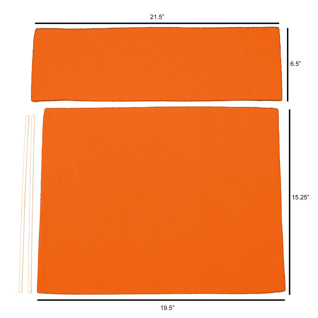 Orange Directors Chair Replacement Cover Y706147
