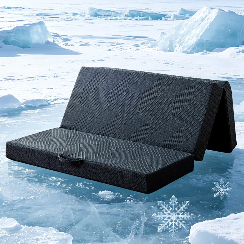 6 Inch Foldable Memory Foam Mattress Queen Size I829529