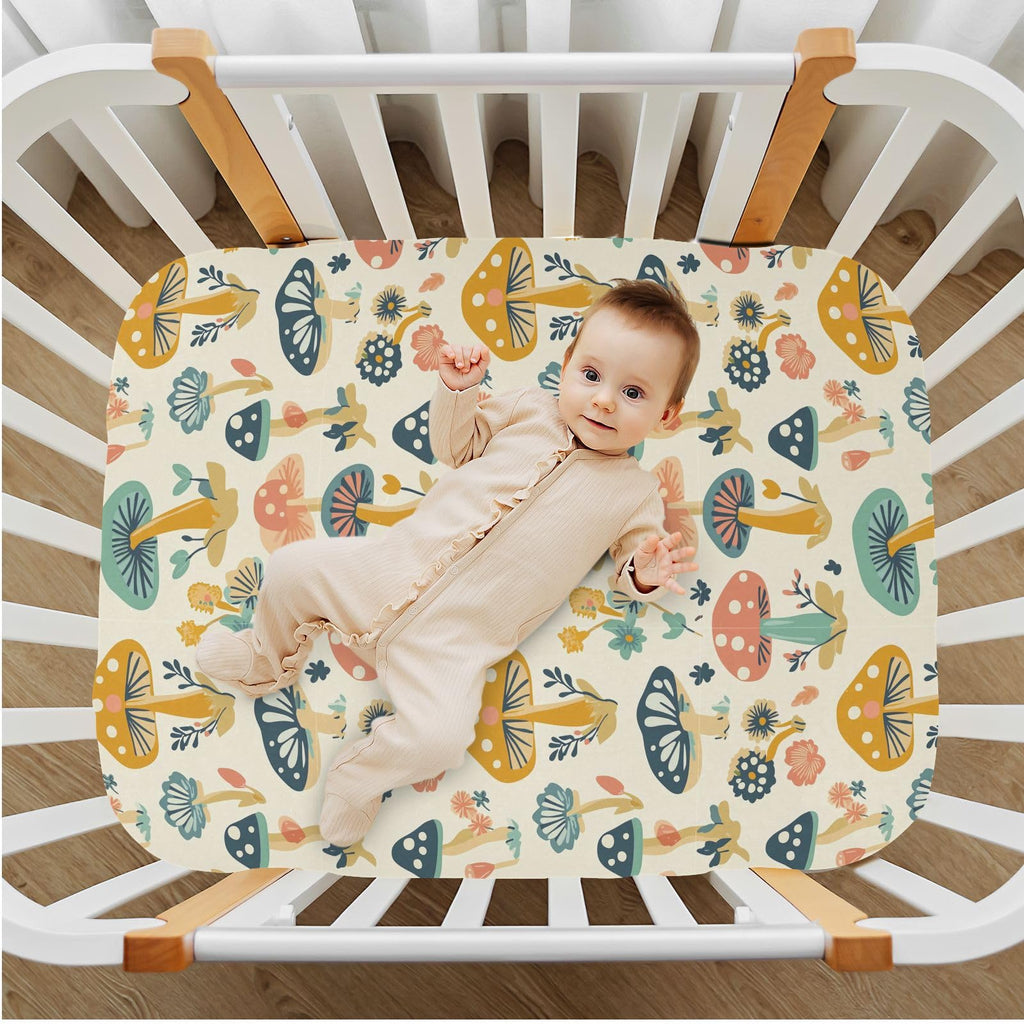 Soft Breathable Microfiber Fitted Crib Sheet, Standard Size 28in x 52in G53690