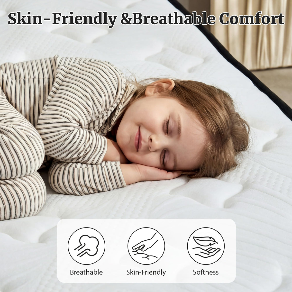 Full Size 12 Inch Firm Hybrid Memory Foam Mattress in a Box W17951