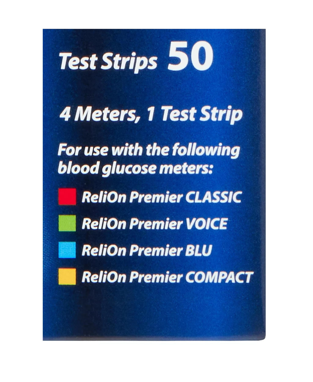Blood Glucose Test Strips 50 Count R249764