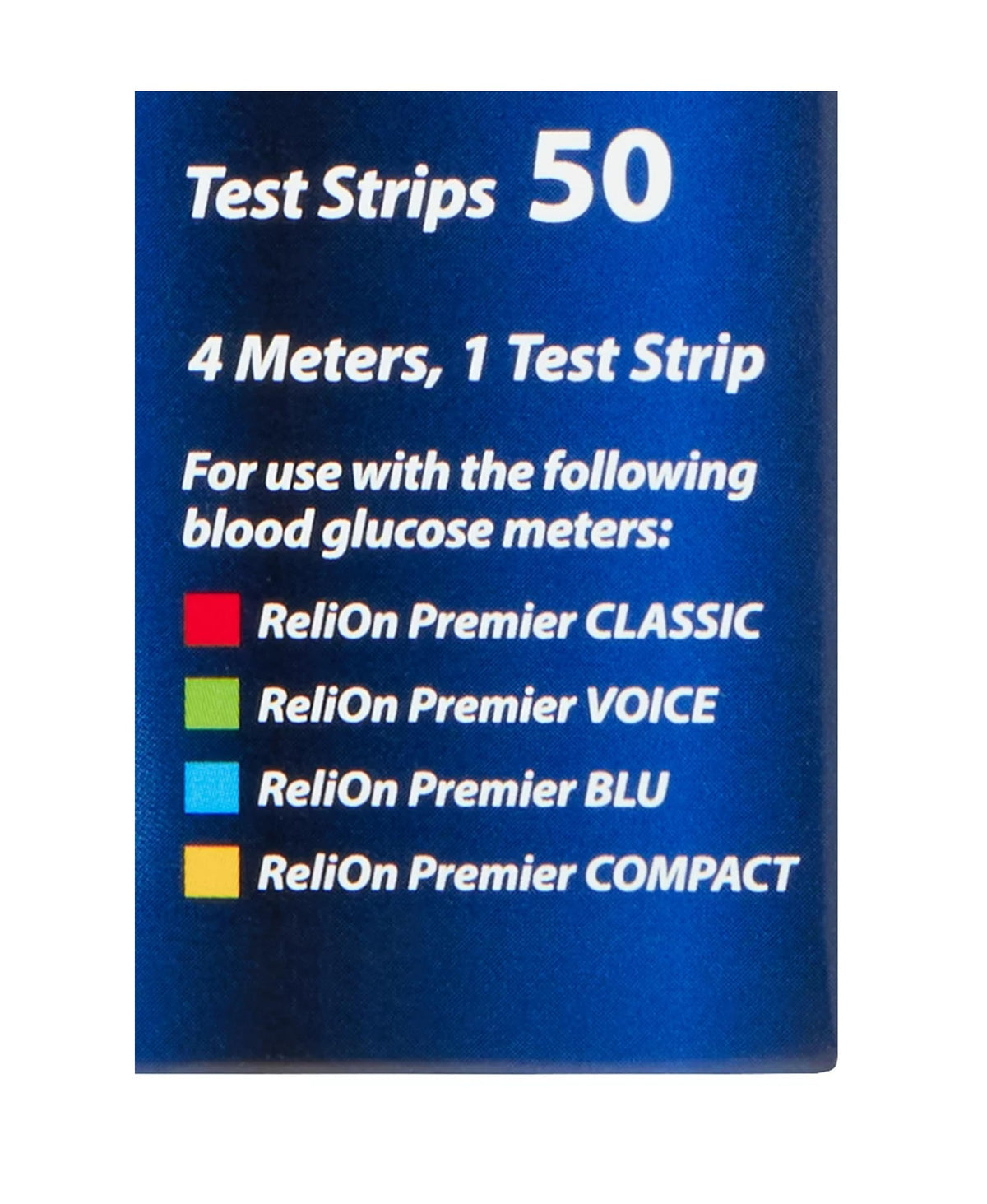Blood Glucose Test Strips 50 Count R249764