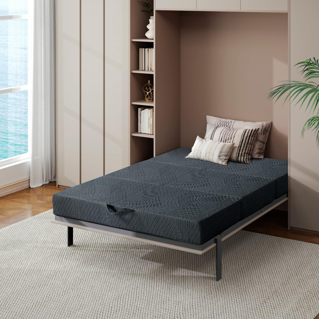 6 Inch Foldable Memory Foam Mattress Queen Size I829529