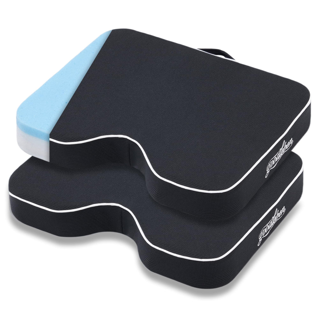 Dual-Layer Foam Breathable Waterproof Stadium Cushion D69083