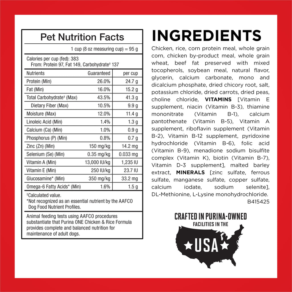 Chicken & Rice Formula Dry Dog Food 8 lb Bag D7247
