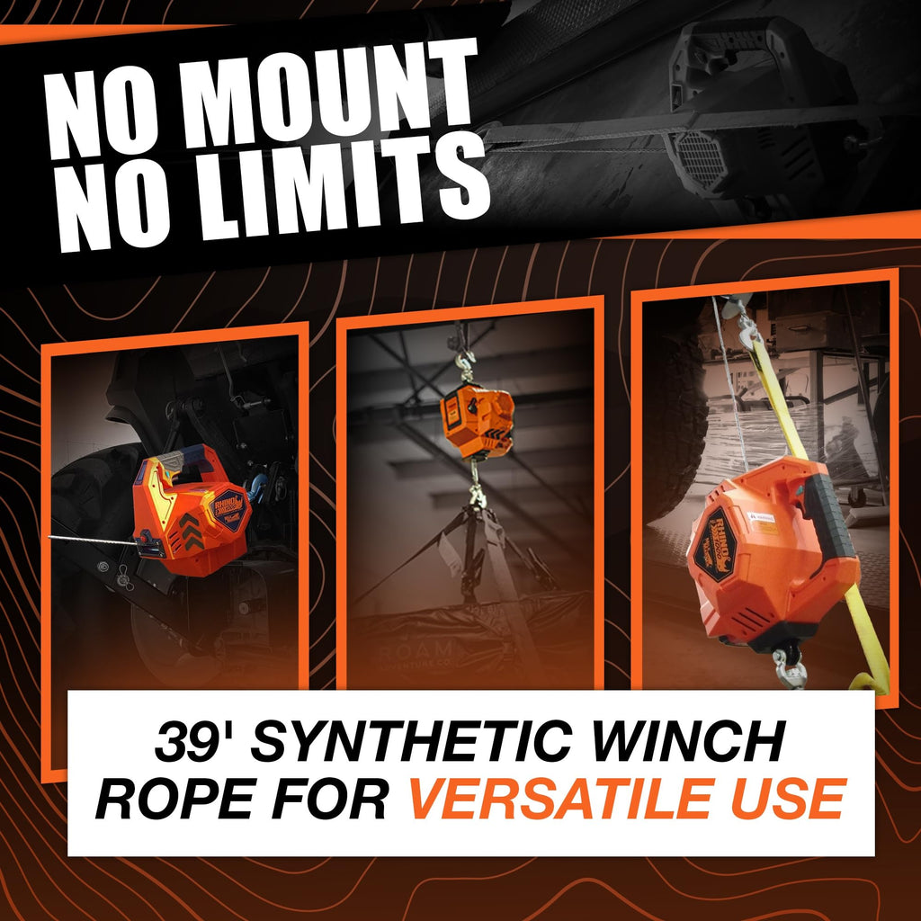 Portable Electric Winch with Synthetic Rope T251