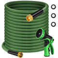 100FT Non-Expandable Kink-Free Garden Hose with Spray Nozzle F341