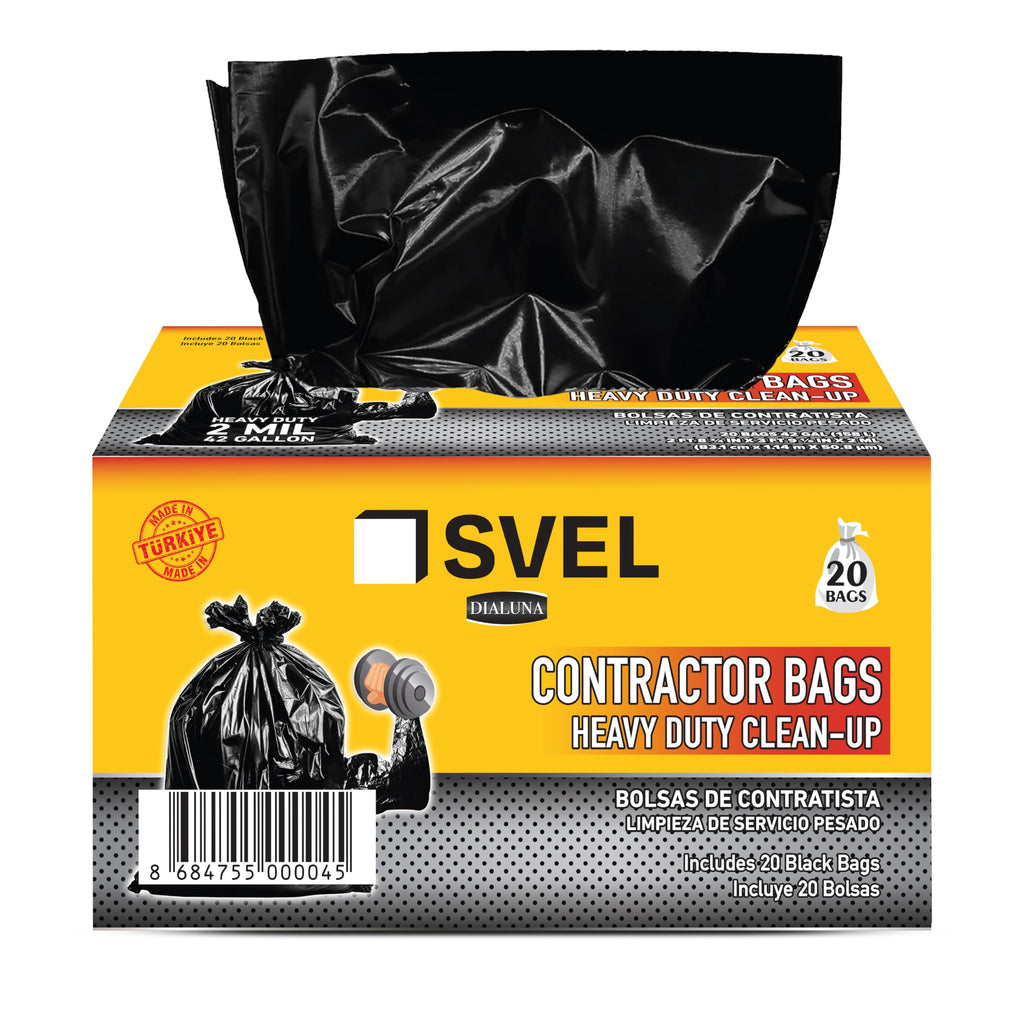 Heavy Duty 42 Gallons 2 Mil Trash Bag S64818