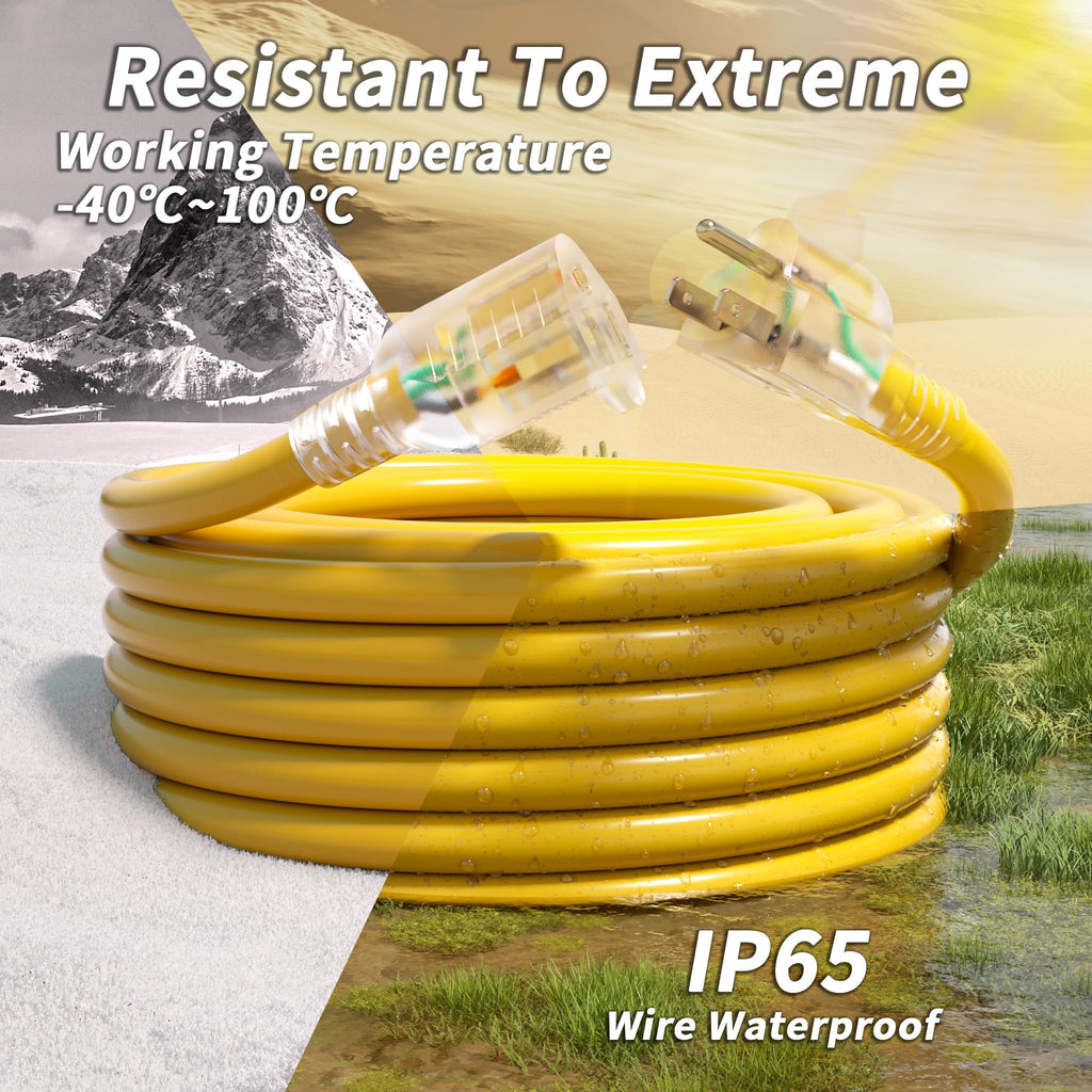 100ft 12/3 Outdoor Extension Cord Waterproof W304364