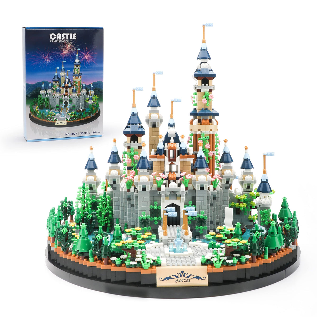 Blue Castle Micro Building Blocks 3600 PCS Z484