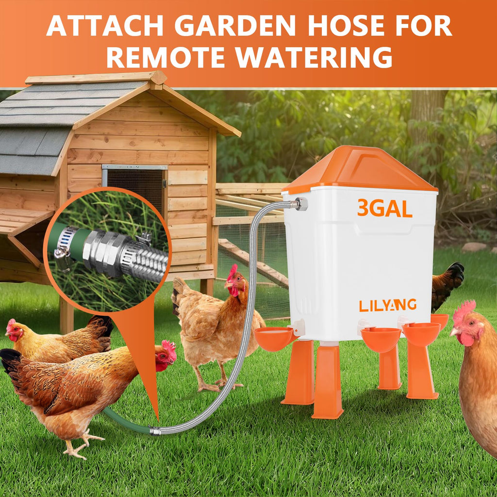 Automatic Chicken Waterer 3 Gallon Z68962
