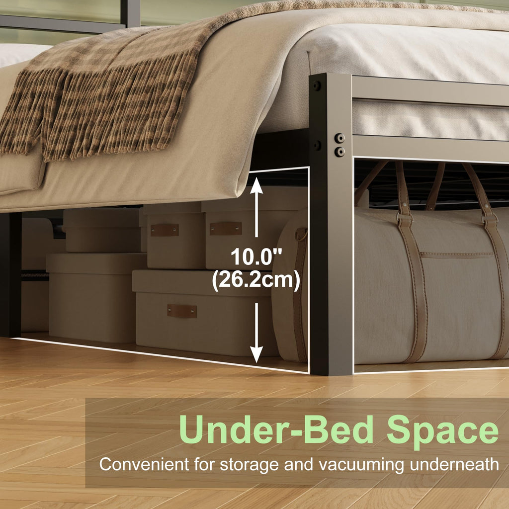 12 Inch Full Size Bed Frame with Headboard and Footboard L99260