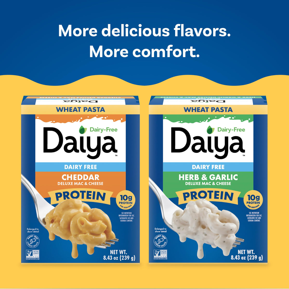 Dairy Free Cheddar Protein Mac and Cheese 8 Count N847