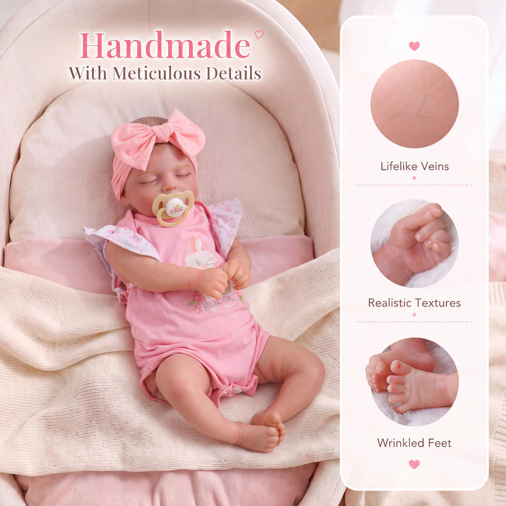 20 Inch Soft Body Realistic Baby Doll Girl C89529