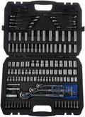 201-Piece Mechanic's Socket Tool Set with Case, SAE and Metric, Chrome-Vanadium Steel S737
