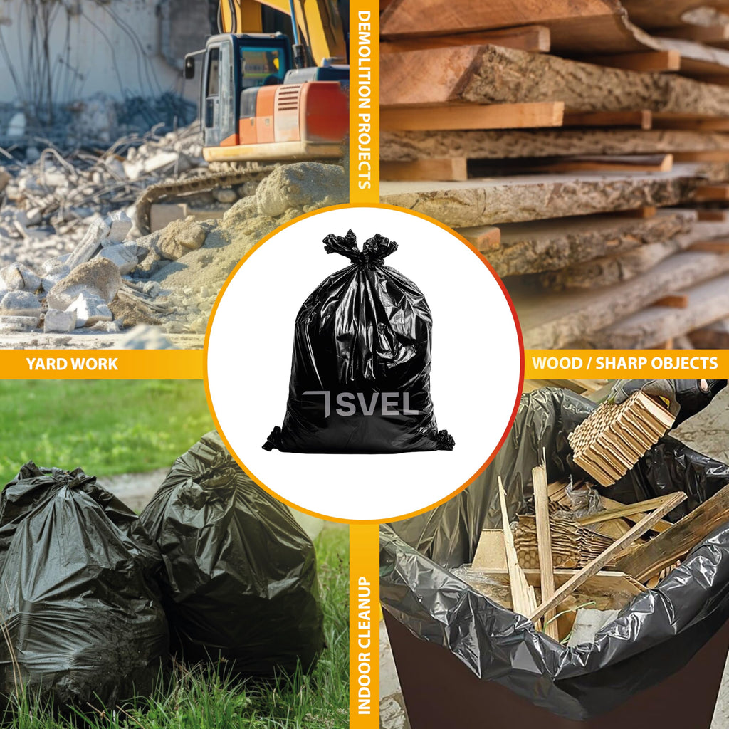 Heavy Duty 42 Gallons 2 Mil Trash Bag S64818